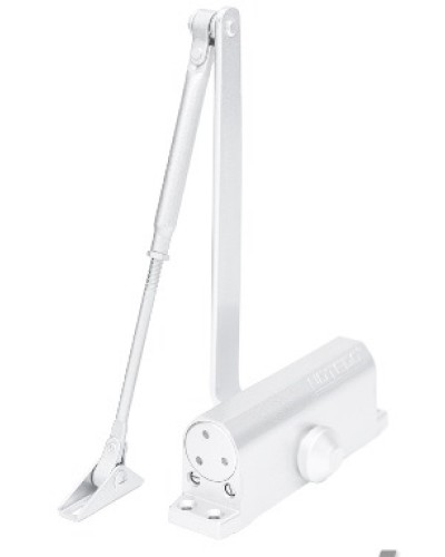 Доводчик NOTEDO DC-090-НО EN4 с ФОП (белый) в Калуге Доводчики Pintop.ru