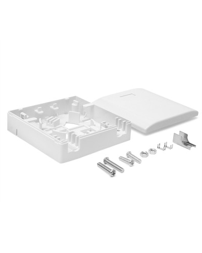 Коробка настенная на 1 адаптер SC LANMASTER LAN-SBF1-WH в Калуге Патч-панели Pintop.ru