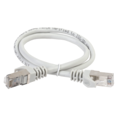 ITK Коммутационный шнур (патч-корд), кат.5Е FTP, LSZH, 10м, серый (PC01-C5EFL-10M)