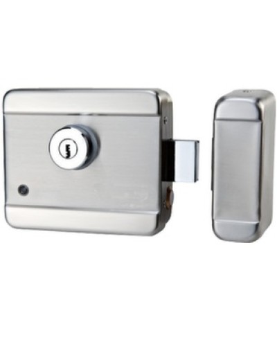 Замок моторного типа электромеханический накладной универсальный AccordTec AT-EL201A в Калуге Электромеханические замки Pintop.ru