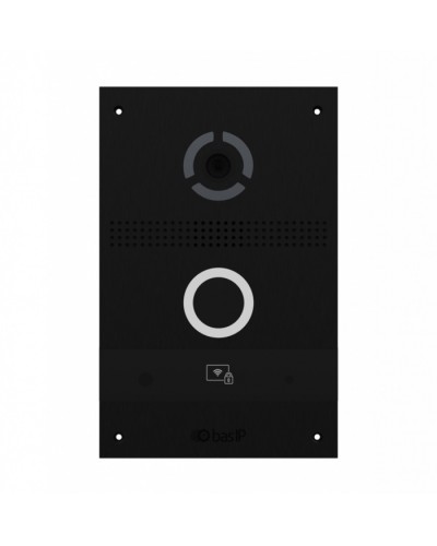 Панель вызывная индивидуальная BAS-IP AV-08FB BLACK в Калуге Вызывные видеопанели малоабонентные Pintop.ru