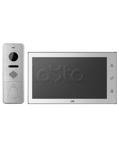 Комплектвидеодомофона CTV-DP4706AHD (белый) в Калуге Комплекты домофонов Pintop.ru