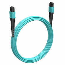 Кабельная сборка MPO(F) -MPO(F)-12 волокон 50/125 OM3, 5 m Cabeus (FOP-50-OM3-12-MPO(F)-12-MPO(F)-B-5m)