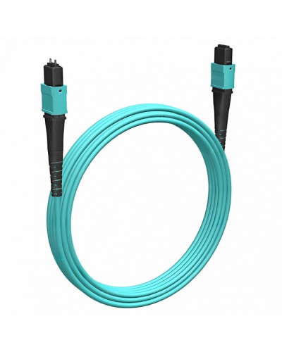 Кабельная сборка MPO(F) -MPO(M)-12 волокон 50/125 OM3, 5 m Cabeus (FOP-50-OM3-12-MPO(F)-12-MPO(M)-B-5m) в Калуге Кабельные сборки (оптические) Pintop.ru