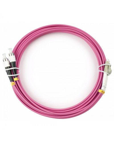 Шнур оптический duplex LC-FC 50/125 mm OM4 10м LSZH Cabeus FOP-50-OM4-LC-FC-10m в Калуге Патч-корды оптические Pintop.ru