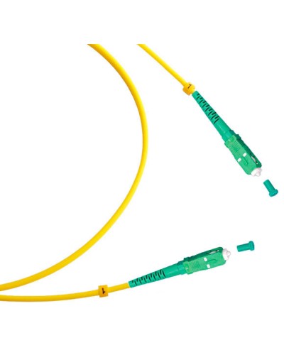 Шнур оптический simplex SC/APC-SC/APC 9/125 sm 20м LSZH Cabeus FOP(s)-9-SC/APC-SC/APC-20m в Калуге Патч-корды оптические Pintop.ru