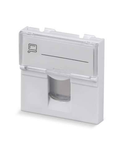 Вставка 45x45 (Mosaic) для 1 модуля формата Keystone Jack (арт.078604) Cabeus (FP-L-45-1M) в Калуге Модули Keystone Pintop.ru