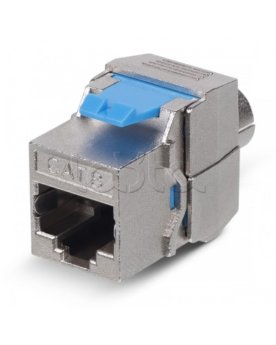 Вставка Keystone Jack RJ-45(8P8C) Cabeus KJ-RJ45-Cat.8-SH-180-Toolless в Калуге Модули Keystone Pintop.ru
