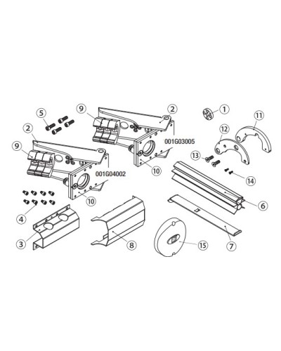 Устройство защиты стрелы при столкновении с автомобилем для стрелы Came 001G03006 в Калуге Запчасти для шлагбаумов и автоматики Pintop.ru