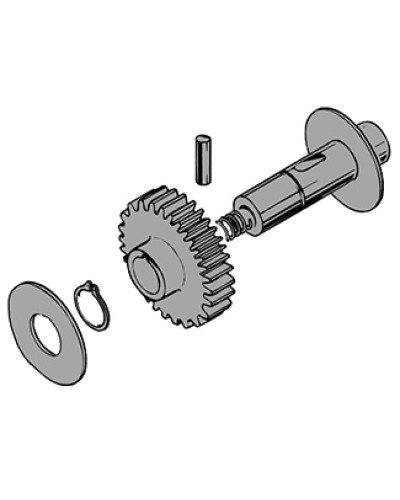 Вал в сборе C100 Came 119RIC011 в Калуге Запчасти для шлагбаумов и автоматики Pintop.ru