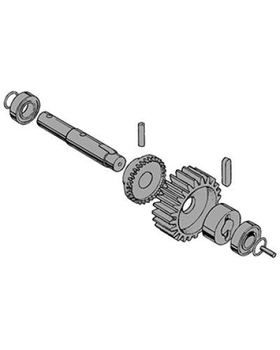 Вал в сборе C-BY Came 119RIC031 в Калуге Запчасти для шлагбаумов и автоматики Pintop.ru
