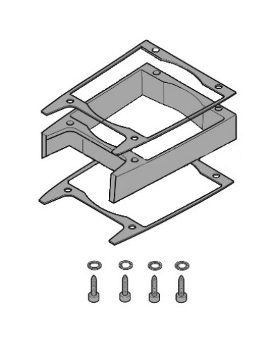 Удлинитель кожуха электродвигателя C-BXK, C-BXEK Came 119RICX043 в Калуге Запчасти для шлагбаумов и автоматики Pintop.ru