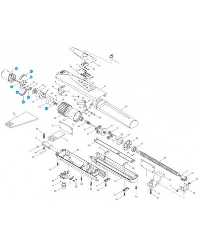 Крышка кожуха винта OPP001 Came 119RID416 в Калуге Запчасти для шлагбаумов и автоматики Pintop.ru