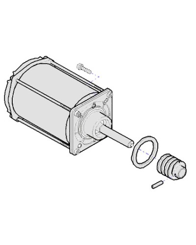 Электродвигатель G12000 в сборе Came 119RIG101 в Калуге Запчасти для шлагбаумов и автоматики Pintop.ru