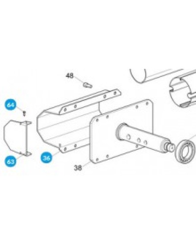 Крышка блока управления ZL37 Came 319148 в Калуге Запчасти для шлагбаумов и автоматики Pintop.ru
