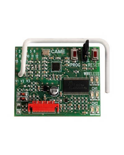 Встраиваемая плата радиоканала для беспроводных устройств системы RIO v2.0 Came RIOCN8WS в Калуге Устройства радиоуправления для шлагбаумов и автоматики Pintop.ru