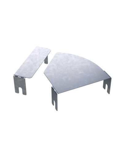 Крышка на горизонтальный изменяемый угол СРО 0-45град. 100, 1,2 мм DKC (SKVN100) в Калуге Аксессуары для лотков Pintop.ru