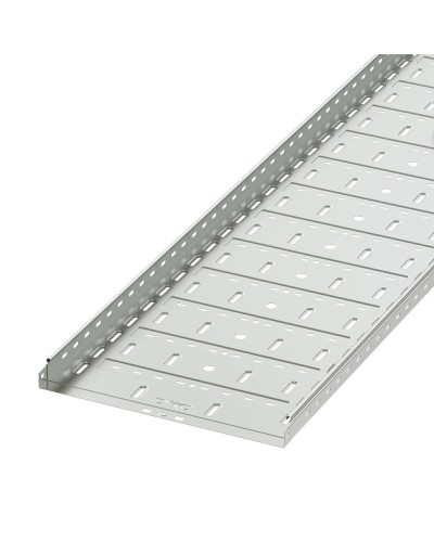 Лоток перфорированный 500х50 L3000, горячеоцинкованный DKC 35267HDZ в Калуге Кабельные лотки Pintop.ru