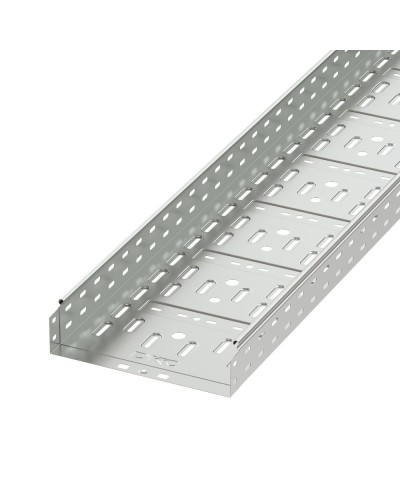 Лоток перфорированный 300х100 L 2000, цинк-ламельный DKC (35334ZL) в Калуге Кабельные лотки Pintop.ru