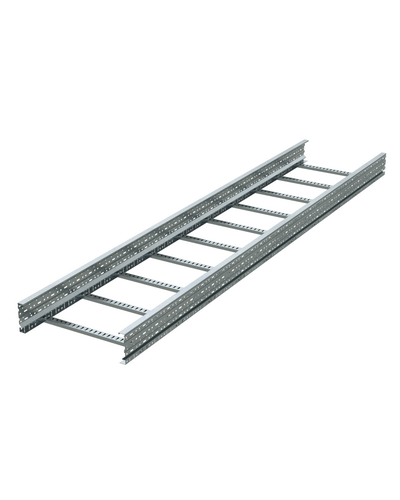 Лоток лестничный 150х200, лонжерон 1,5 мм, L 3 м, горячий цинк DKC (ULM352HDZ) в Калуге Кабельные лотки Pintop.ru
