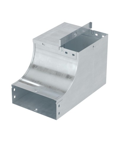 Угол CSSD 90 вертикальный внутр. переходник прав. осн.400 H100 горячеоцинкованный DKC 37146KHDZ в Калуге Аксессуары для лотков Pintop.ru