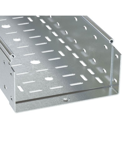 Лоток перф. 100х100 L 3000 толщ. 1,2 мм, горячеоцинкованный DKC (3534112HDZ) в Калуге Кабельные лотки Pintop.ru