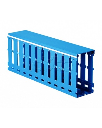 Короб перфорированный, синий RL12 60x80 DKC 01162RL в Калуге Аксессуары для кабель-канала Pintop.ru