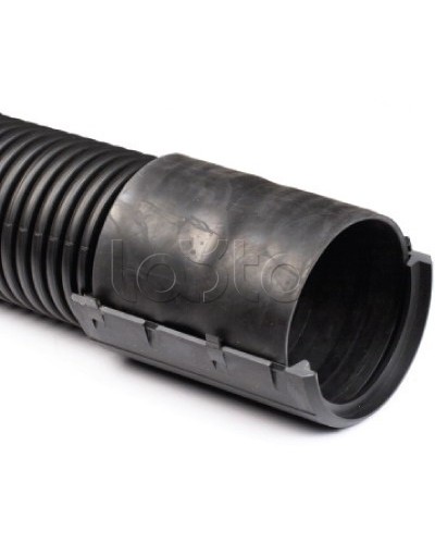 Муфта соединительная (разъемная с фиксатором) для трубы двустенной диам. 110 мм DKC(017110) в Калуге Повороты, муфты, тройники Pintop.ru