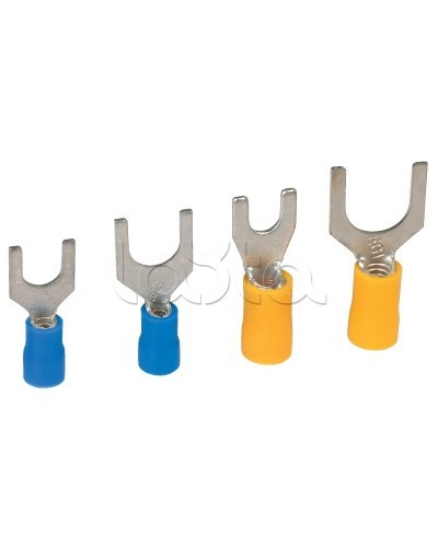 Наконечник вилочный с изолир.фланцем 0,25-1,5 кв.мм 4,1 мм (НВИ) DKC 2A14P в Калуге Крепежные изделия Pintop.ru