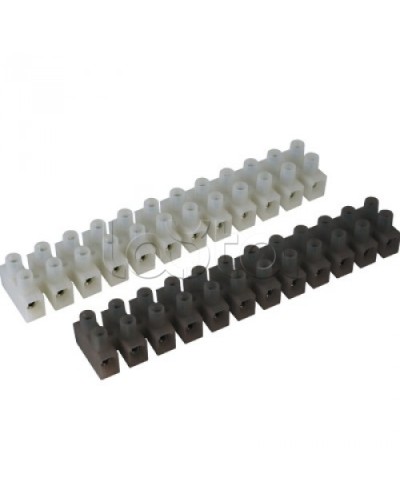 Клемник полипропилен черный, 12р, 450V, 76A, 16мм.кв. DKC 43512PL/R в Калуге Клеммные колодки Pintop.ru