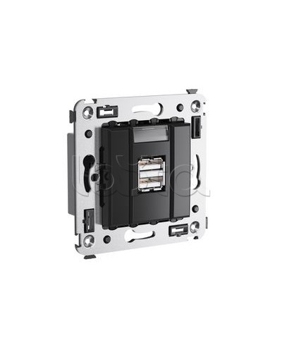 Устройство зарядное Avanti, Черный квадрат DKC 4402543 в Калуге Блоки розеток Pintop.ru