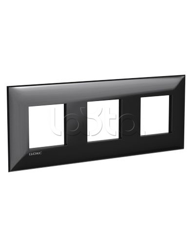 Рамка ARTLEBEDEV Черный квадрат Avanti, 6 мод. DKC 4402906 в Калуге Аксессуары для лотков Pintop.ru