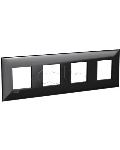 Рамка ARTLEBEDEV Черный квадрат Avanti, 8 мод. DKC 4402908 в Калуге Аксессуары для лотков Pintop.ru