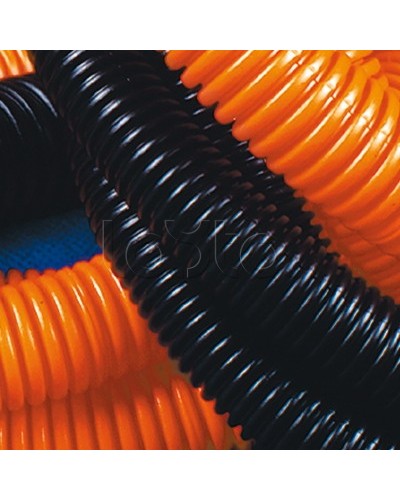 Труба гофрированная ПНД с зондом лёгкая 40 мм цвет оранжевый (20 м) DKC 71940 в Калуге Труба гофрированная Pintop.ru