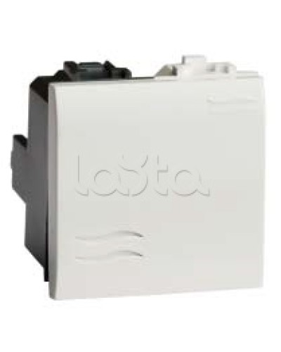 Выключатель типа кнопка, белый, 2мод. DKC 76022B в Калуге Аксессуары для стоек и шкафов Pintop.ru