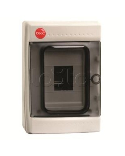 Щиток настенный с дверцей, 4 модуля, IP65, цвет серый DKC 85604 в Калуге Боксы для автоматов Pintop.ru