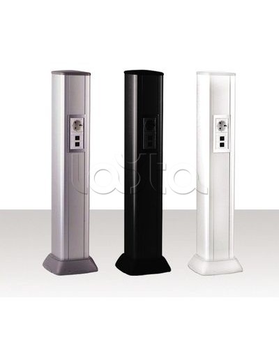 Колонна алюминевая 0,71 м, цвет черный DKC 09593 в Калуге Аксессуары для стоек и шкафов Pintop.ru