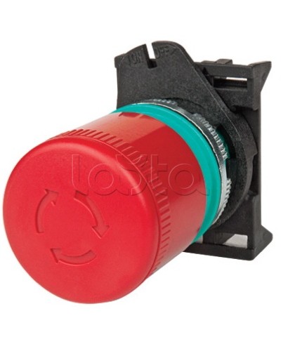 Кнопка аварийная грибовидная поворотная с индикацией д. 60 DKC ABHT1C6S в Калуге Аксессуары для стоек и шкафов Pintop.ru