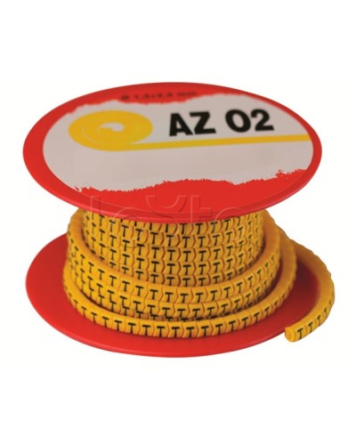 Колечко маркировочное E, 2.5-4мм. черное на желтом DKC AZO3EEBY в Калуге Крепежные изделия Pintop.ru