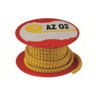 Колечко маркировочное 3, 4-8мм. черное на желтом DKC AZS403BY