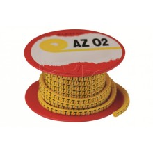 Колечко маркировочное 3, 4-8мм. черное на желтом DKC AZS403BY