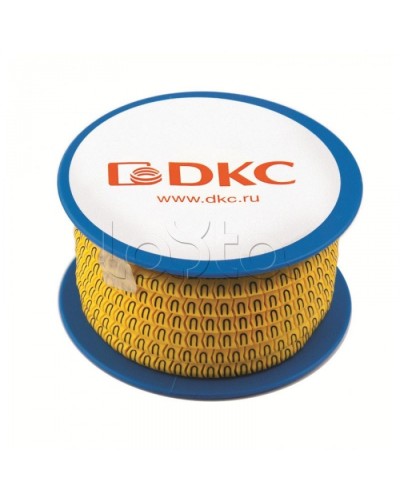 Колечко маркировочное +, 4-8мм. черное на желтом DKC AZS410BY в Калуге Крепежные изделия Pintop.ru