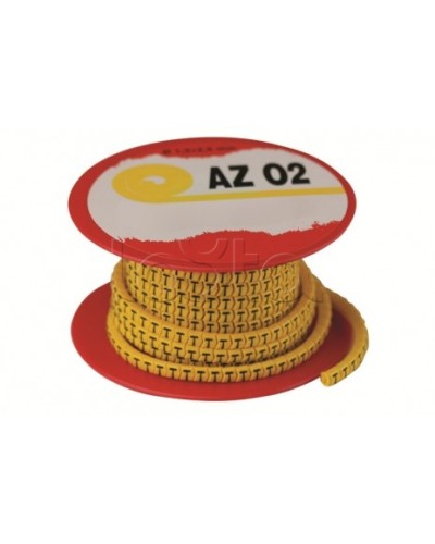 Колечко маркировочное P, 4-8мм. черное на желтом DKC AZS4PPBY в Калуге Крепежные изделия Pintop.ru