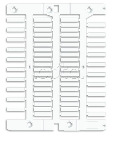 Маркировка для провода, жесткая, для трубочек. 4х23мм. Белая DKC NUT23 в Калуге Крепежные изделия Pintop.ru