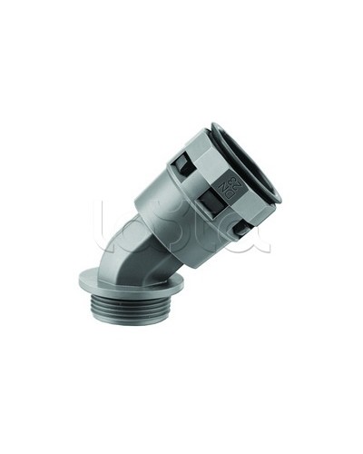 Муфта 45 грд. труба-коробка DN 29 мм, М32х1,5, полиамид, цвет черный DKC PAL29M32N в Калуге Повороты, муфты, тройники Pintop.ru