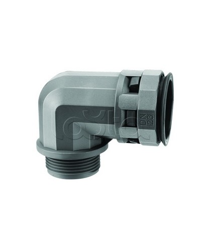 Муфта 90 грд. труба-коробка DN 29 мм, М32х1,5, полиамид, цвет черный DKC PAN29M32N в Калуге Повороты, муфты, тройники Pintop.ru