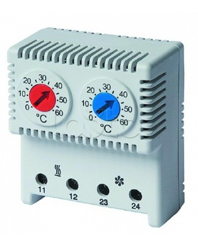Термостат сдвоенный DKC (R5THRV13) в Калуге Аксессуары для стоек и шкафов Pintop.ru