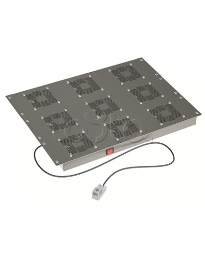 Потолочный вентиляторный модуль, с термостатом 9 вент. для крыши Ш=800мм DKC R5VSIT8009FT в Калуге Вентиляторные модули Pintop.ru