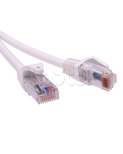 Патч-корд неэкранированный CAT5E U/UTP 4х2, LSZH, белый, 0.5м DKC RN5EUU4505WH в Калуге Патчкорды (медные) Pintop.ru