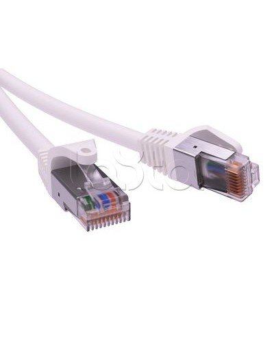 Патч-корд экранированный CAT6 F/UTP 4х2, LSZH, белый, 7м DKC RN6FU4570WH в Калуге Патчкорды (медные) Pintop.ru